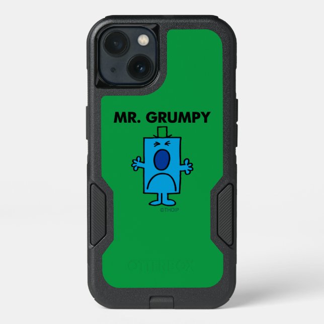 Mr. Grumpy | Frowning Face Otterbox iPhone Case (Back)