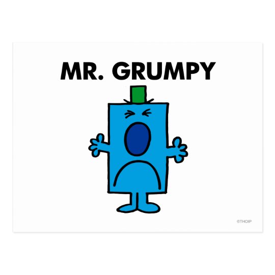 Mr Grumpy | Frowning Face Postcard | Zazzlecom In 2021 | Mr, Mister