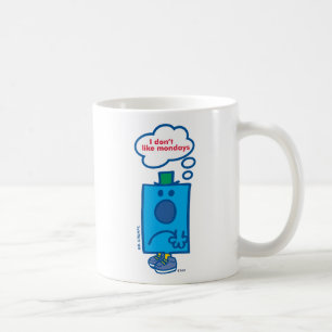 Mr Grumpy I Don't Like Mondays Thought Bubble Coffee Mug