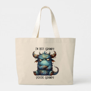 Mr. Grumpy Monster Tote Bag