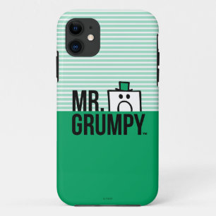 Mr Grumpy Peeking Head Over Name iPhone 11 Case