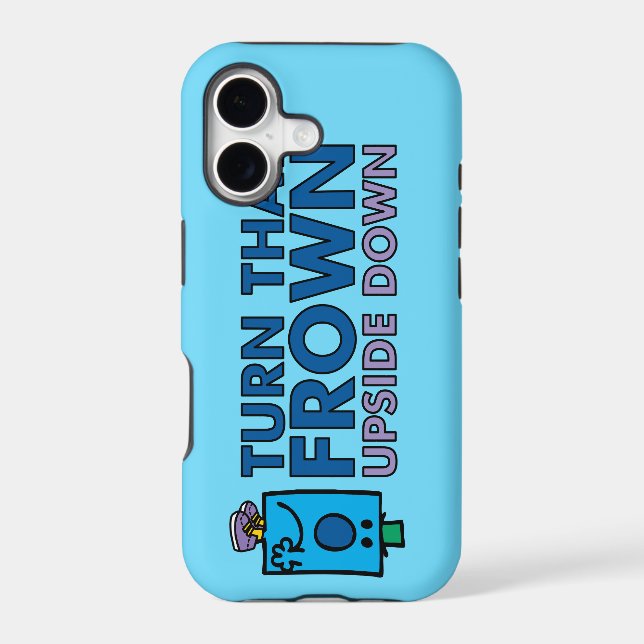 Mr Grumpy | Turn That Frown Upside Down Iphone Case (Back)