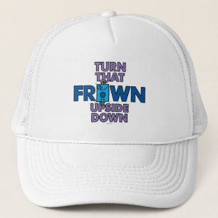 Mr Grumpy   Turn That Frown Upside Down Trucker Hat