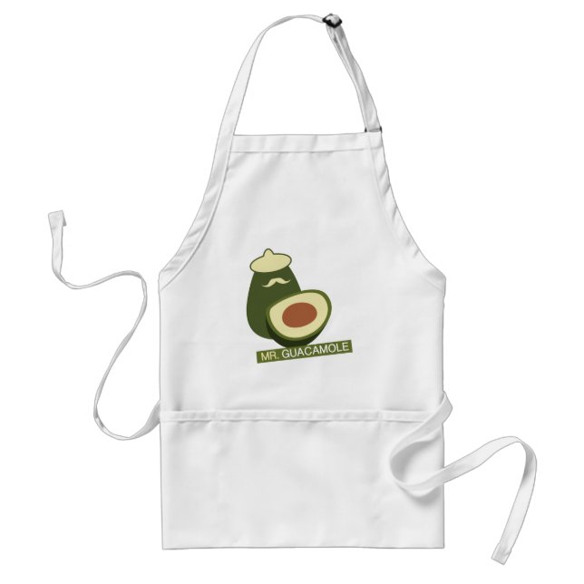 Mr. Guacamole Adult Apron (Front)