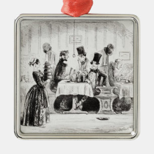Mr. Guppy's entertainment Metal Ornament