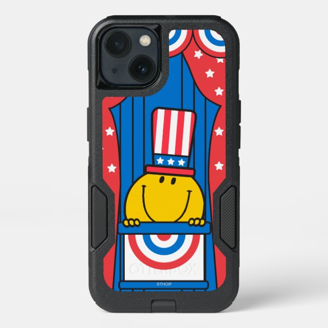 Mr. Happy at the Podium 3 Otterbox iPhone Case (Back)