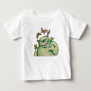 Mr. Happy Baby T-shirt by Bieza_art at Zazzle