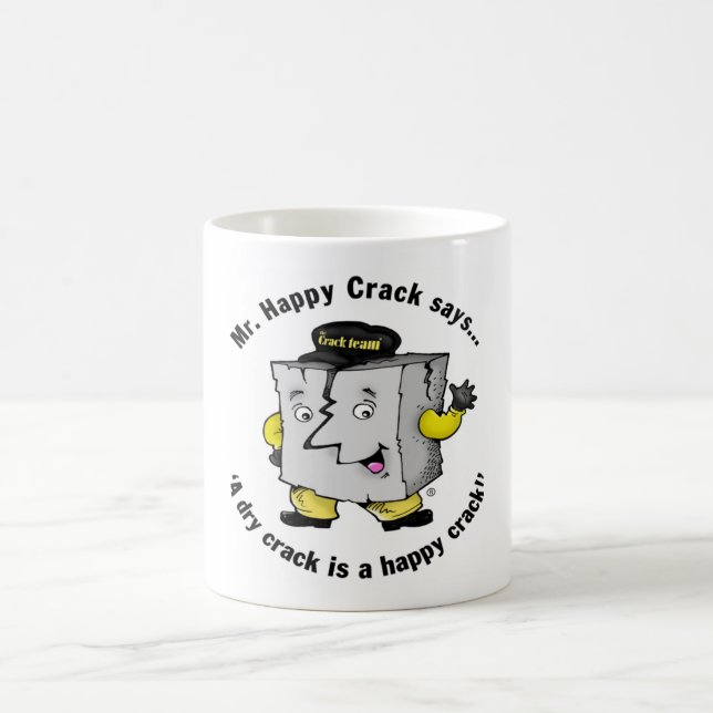 Mr. Happy Crack coffee mug (Center)