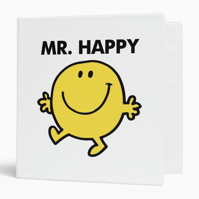Mr. Happy | Dancing & Smiling Binder (Front/Inside)