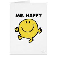 Mr. Happy | Dancing & Smiling Card