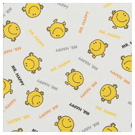Mr. Happy | Dancing & Smiling Fabric