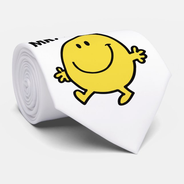 Mr. Happy | Dancing & Smiling Neck Tie (Rolled)