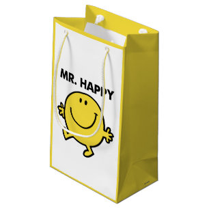 Mr. Happy Dancing & Smiling Small Gift Bag