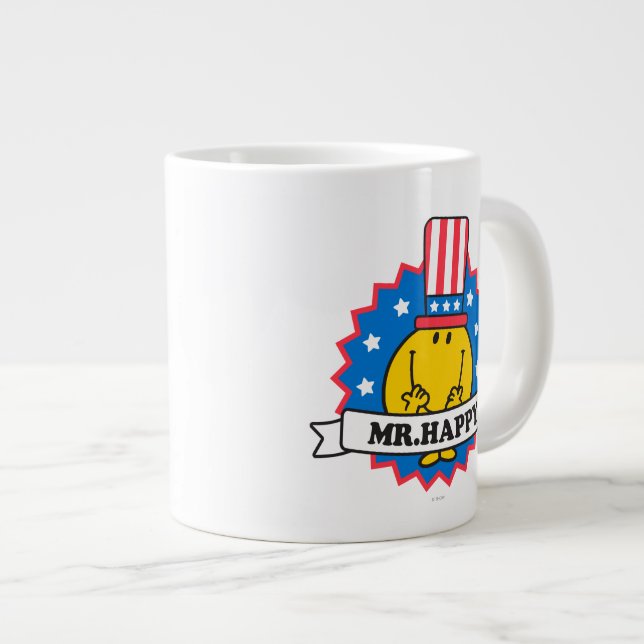 Mr. Happy Election Seal Giant Coffee Mug (Front Right)