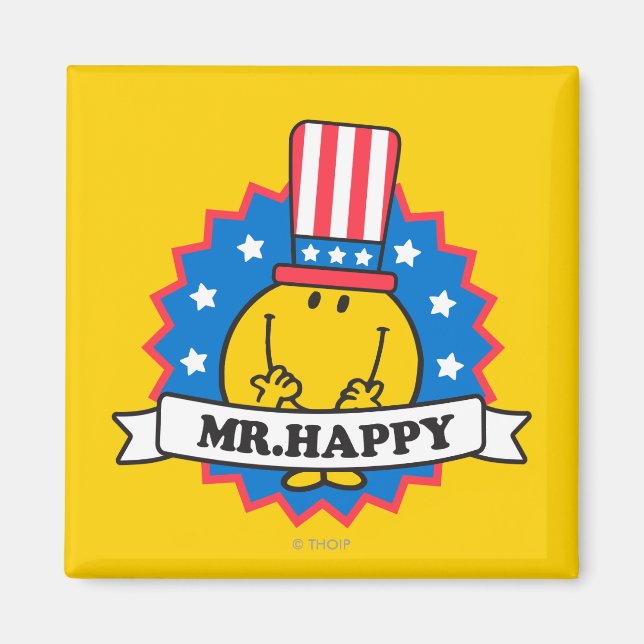 Mr. Happy Election Seal Magnet (Front)