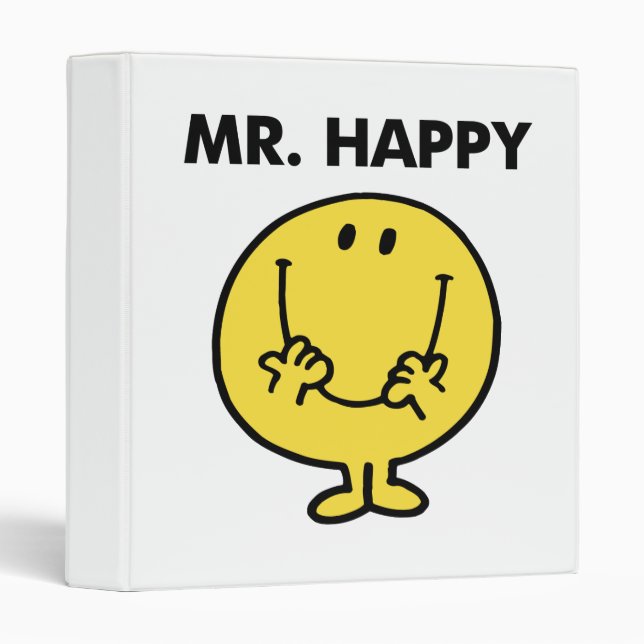 Mr. Happy | Giant Smiley Face Binder (Front/Spine)