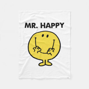 Mr. Happy   Giant Smiley Face Fleece Blanket