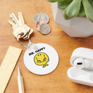 Mr. Happy   Giant Smiley Face Keychain