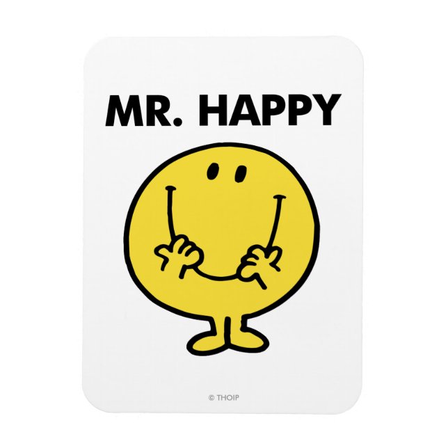 Mr. Happy | Giant Smiley Face Magnet (Vertical)