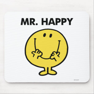 Mr. Happy Giant Smiley Face Mouse Pad