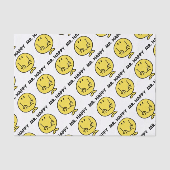 Mr. Happy | Giant Smiley Face Tissue Paper (Front)
