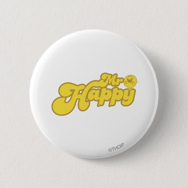 Mr. Happy | Joyous Laughter Button (Front)