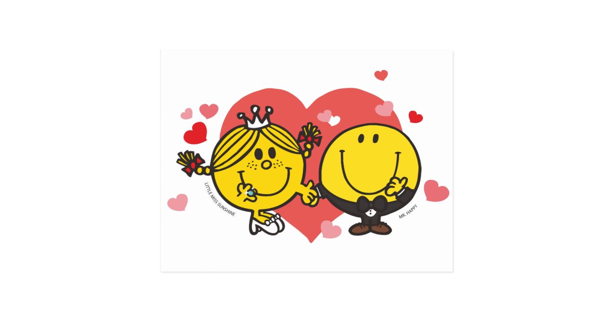 Mr Happy Little Miss Sunshine Wedding Postcard Zazzle Com Miss heartfelt reacting to a baby photo of little miss sunshine, and she responding it to her in mr. mr happy little miss sunshine wedding postcard zazzle com