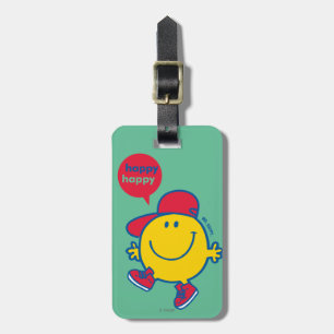 Mr. Happy Luggage Tag
