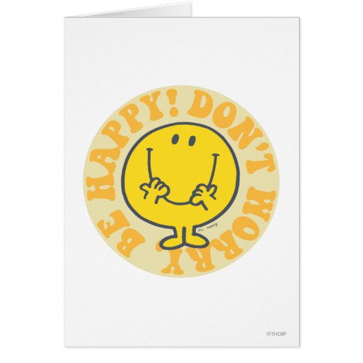 Mr. Happy's Happy Motto Cards (Front)