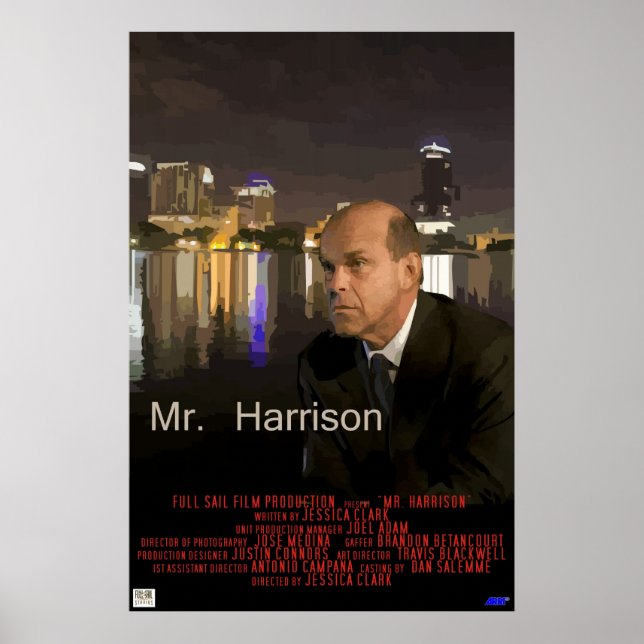Mr Harrison Poster (Front)