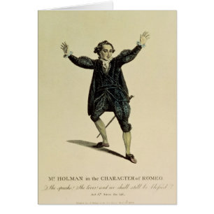 Mr Holman in the Character of Romeo, pub. 1784 Cards