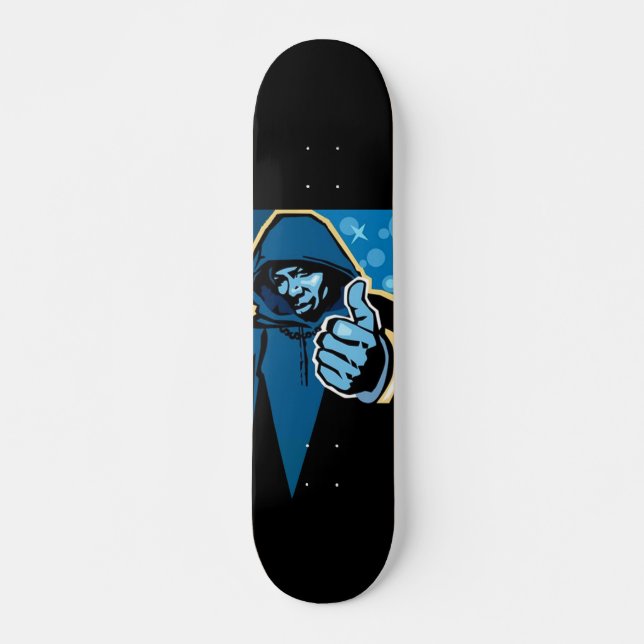 Mr. Hood Skateboard Deck (Front)