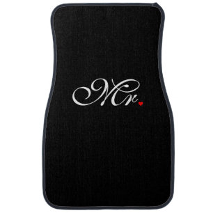 Mr. Husband Groom His Hers Newly Weds Car Floor Mat