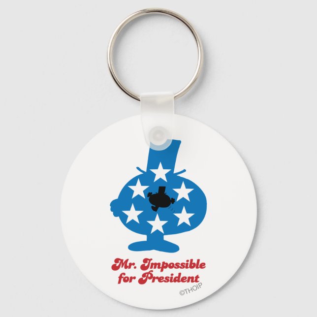Mr. Impossible For President Keychain (Front)