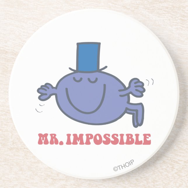 Mr. Impossible In Flight Drink Coaster (Front)