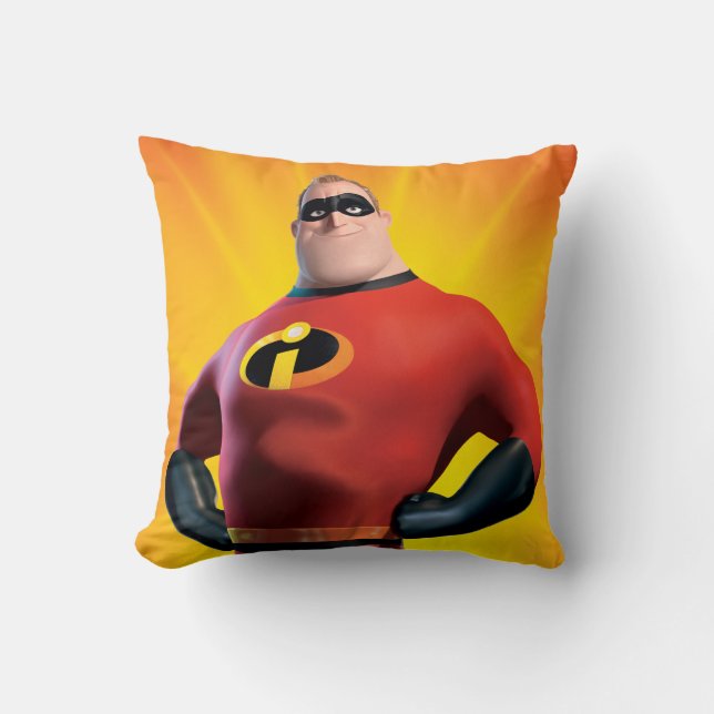 Mr. Incredible 2 Throw Pillow (Front)