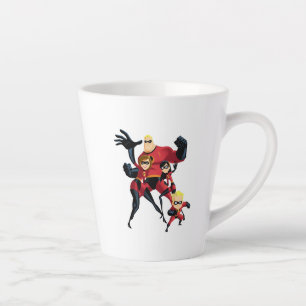 Mr. Incredible Elastigirl Violet Parr Dash Parr Latte Mug