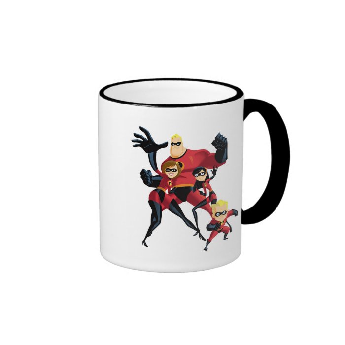 Mr. Incredible Elastigirl Violet Parr Dash Parr Coffee Mugs