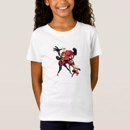 Mr Incredible Elastigirl Violet Parr Dash Parr T_Shirt