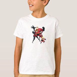Mr. Incredible Elastigirl Violet Parr Dash Parr T-Shirt