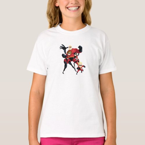 Mr Incredible Elastigirl Violet Parr Dash Parr T_Shirt