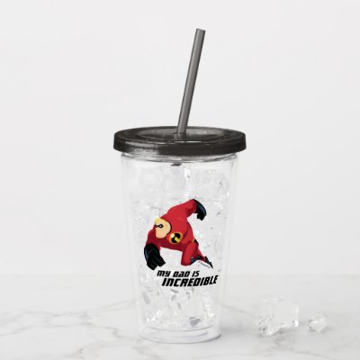 Mr. Incredible - My Dad is Incredible Acrylic Tumbler