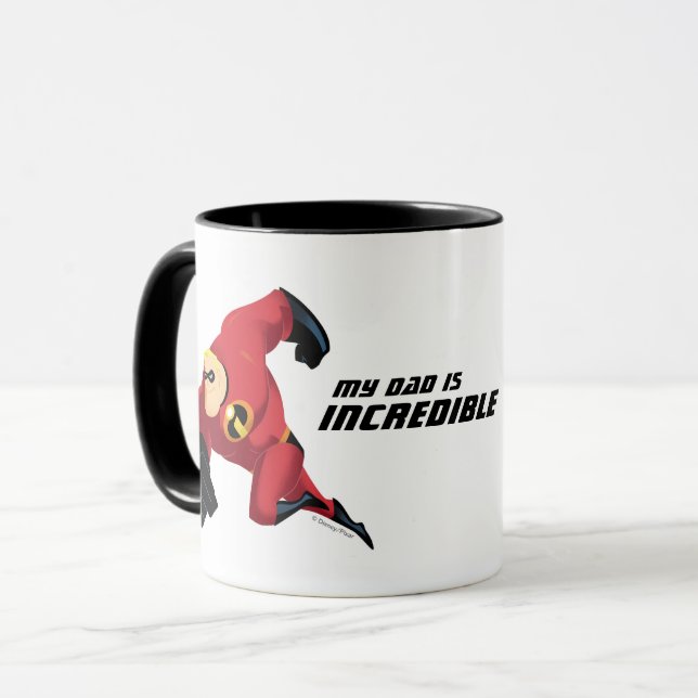 Mr. Incredible - My Dad is Incredible Photo Mug (Front Left)