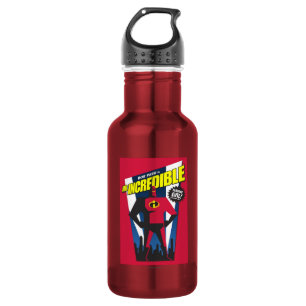 Mr Incredible Poster Art Disney Stainless Steel Water Bottle