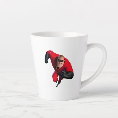 Mr. Incredible Running Disney Latte Mug