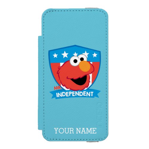 Mr Independent Elmo  Add Your Name Wallet Case For iPhone SE55s