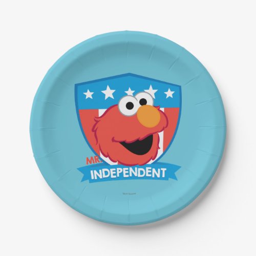 Mr Independent Elmo Paper Plates