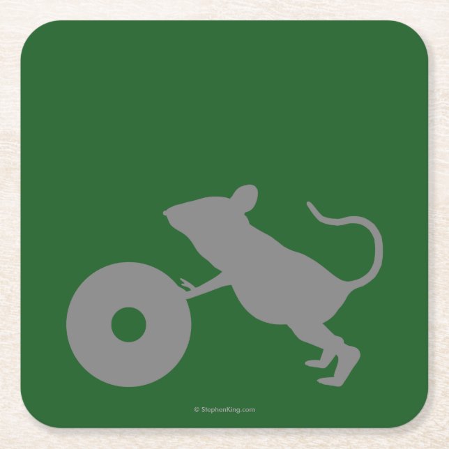 Mr. Jingles from Green Mile Square Paper Coaster (Front)