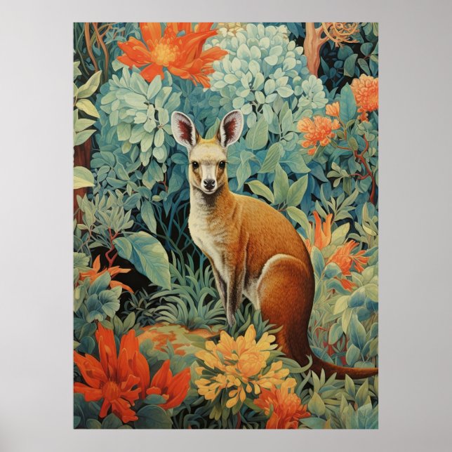 Mr. Kangaroo Looking At You Poster (Front)