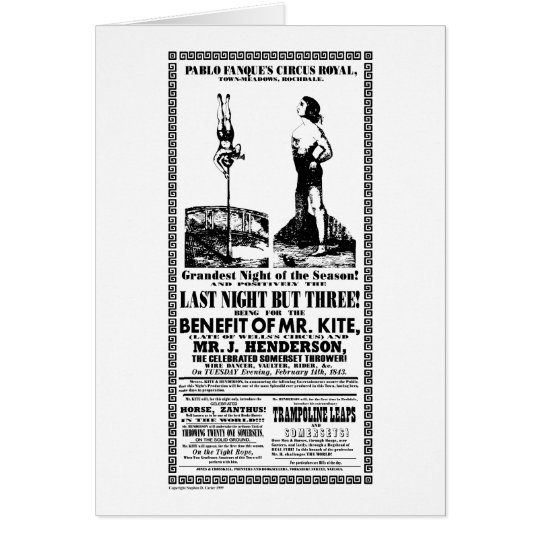 Mr Kite - Note Card